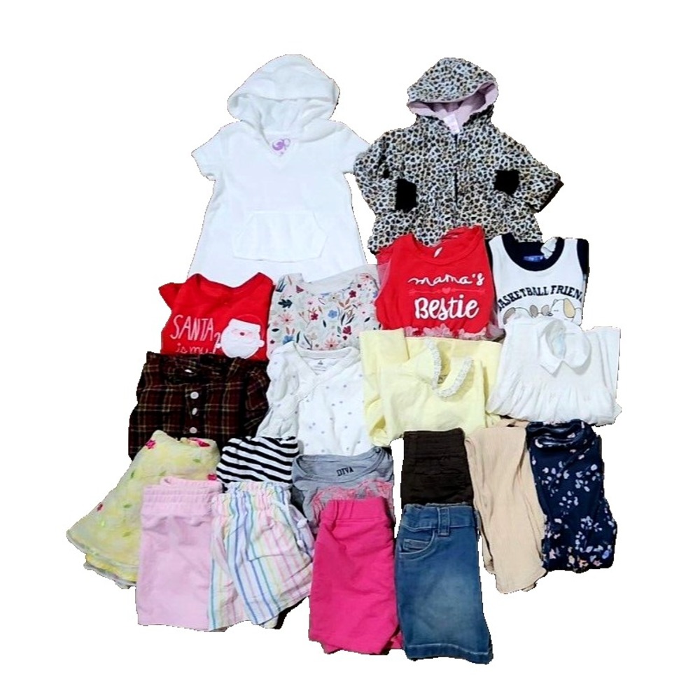EUC HUGE Lot Baby Girls‎ Mix Brand Clothes 20 Pieces Sz 18-24 Months FALL/WINTER